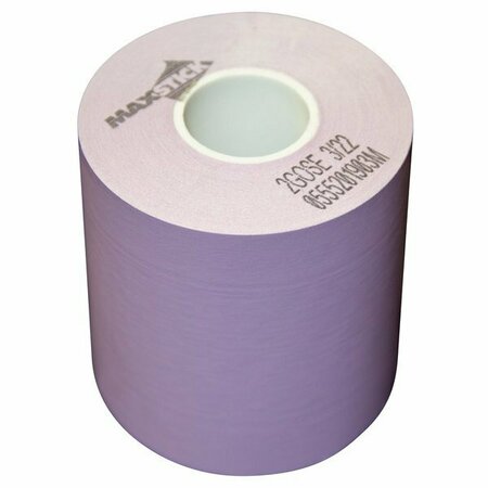 MAXSTICK 3 1/8'' x 160' Violet Side-Edge Adhesive Thermal Linerless Sticky Label Paper Roll, 24PK 105SM3160V24